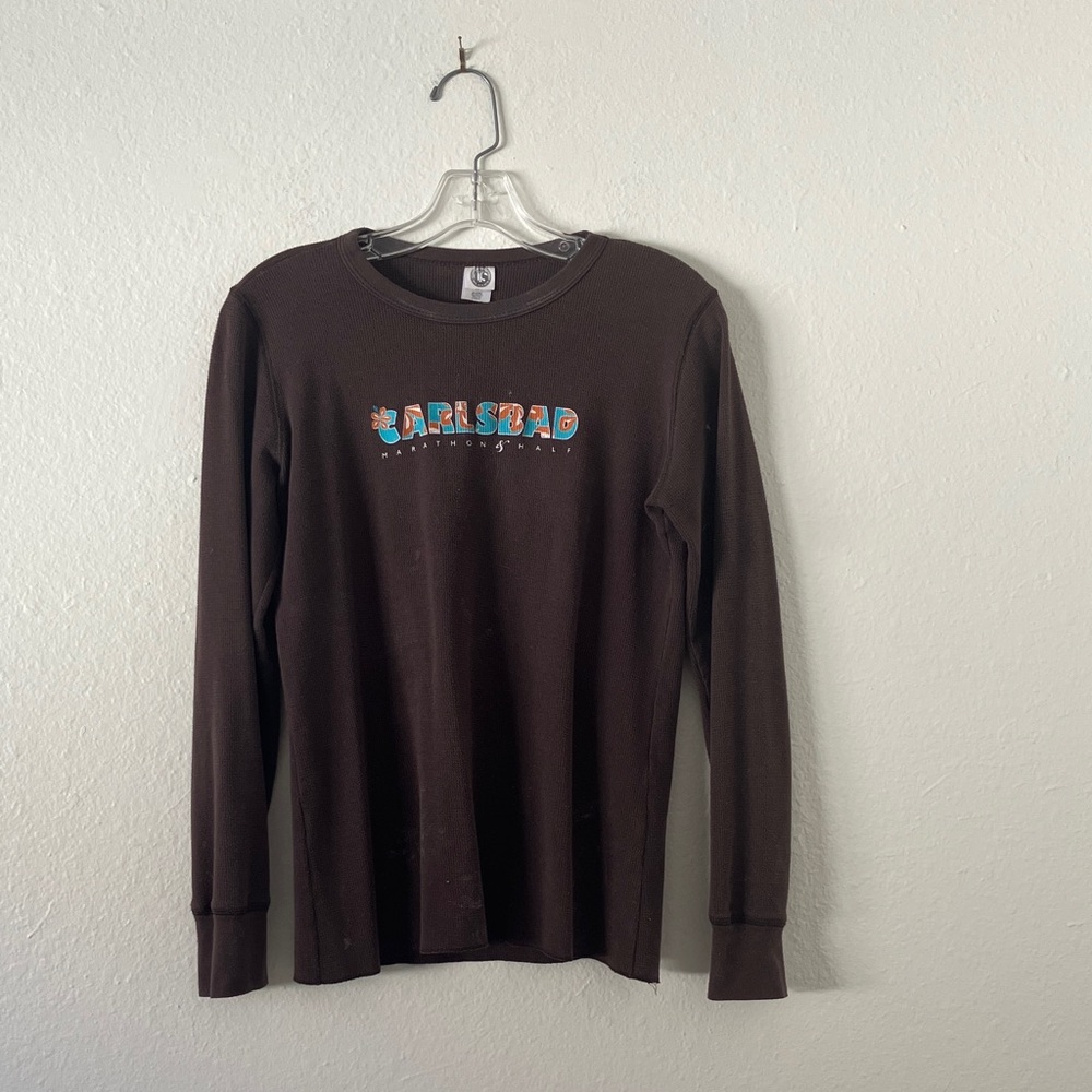 Brown Carlsbad Marathon and Half Marathon Shirt